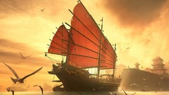 Sea ships fantasy art