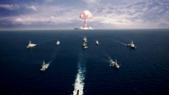 Sea ships nuclear explosions
