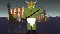 Sea ships orc clean Vikings Axes