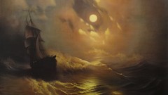 Sea ships pirates paintings battles