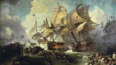 Sea ships pirates paintings battles