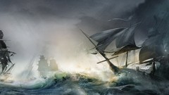 Sea ships storm battles video games