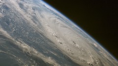 Sea Space eye hurricane Earth NASA bands caribbean artwork