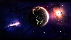 Sea Stars atmosphere Earth outer space digital art satellite 