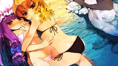 Sea stones Games water hats bows blondes blush long hair short 