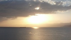 Sea sun clouds jordan pic