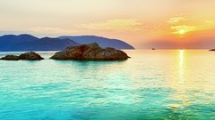 Sea sun horizon multiscreen