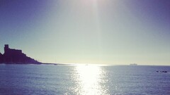 Sea sunlight landscape