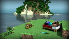 Sea Trees Holidays Islands Pixels beds Wood Swords minecraft 