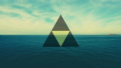 Sea triangles shapes