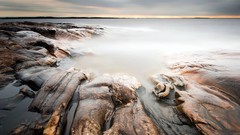 Sea water Beaches skies