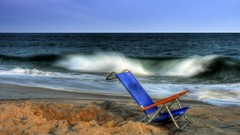 Sea water blue Beaches HDR Photography