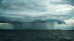 Sea water clouds rain waterscapes