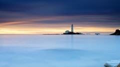 Sea water England lighthouses