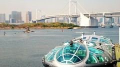 Sea water ocean Japan ships Boats Tokyo Asia Bridges