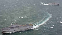 Sea water ocean War ships Helicopters Boats marine French 