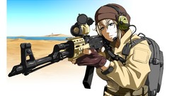 Sea weapons Guns headphones Anime hats Kalashnikov gloves 