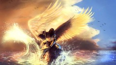 Sea wings Swords artwork