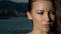 Sea woman brunettes Nena Blue