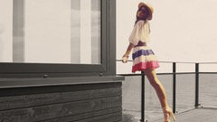 Sea woman dress hats Jenna Pietersen