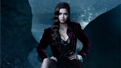 Sea woman vampire Nina Dobrev rocks Actress outdoors brunettes