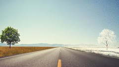 Seasons Trees winter nature