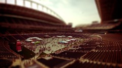 Seattle stadium tilt-shift
