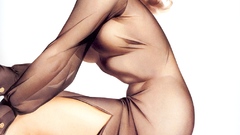 See-through woman pinups