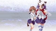 Seifuku da capo thigh highs