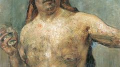 Selbstportrat mit glas corinthself