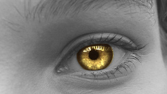 Selective coloring golden eyes
