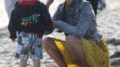 Selena Gomez Beaches upskirt