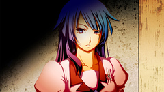 senjougahara hitagi monogatari-series Anime anime girls artwork