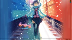 senjougahara hitagi monogatari-series Anime anime girls vehicle