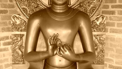 Sepia Buddha sarnath