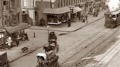 Sepia cityscapes multiscreen
