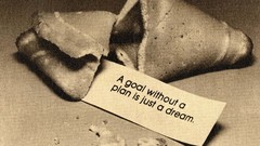 Sepia monochrome fortune cookies