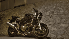 Sepia Suzuki vehicles motorbikes