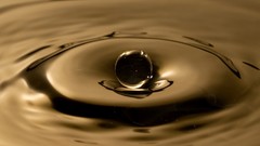 Sepia water drops
