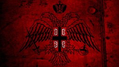 Serbia war flag of Greece and serbia Byzantin war flag Serbian 