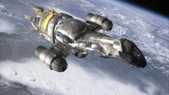 Serenity clouds outer space