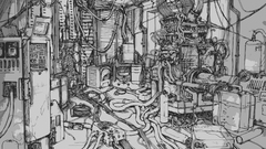 serial experiments lain wires artwork Technology monochrome gray