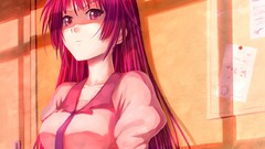 Shadows long hair school uniforms bakemonogatari senjougahara 