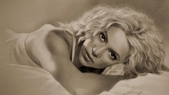 Shakira illustrations artwork