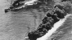 Sham battle off Avalon