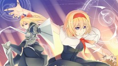 Shanghai armor anime girls touhou alice margatroid