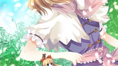 Shanghai Chibi anime girls blue eyes maids touhou alice 