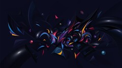 shapes digital art abstract