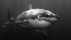 Shark white fish ocean