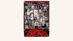 Shaun of the Dead zombies fan art Simon Pegg nick frost